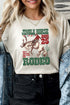 Jingle Horses Rodeo Short Sleeve Relaxed Fit T-Shirt