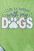 With My Dogs Floral Reverie Short Sleeve Relaxed Fit T-Shirt