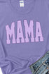 Lavender Arched Mama Short Sleeve Relaxed Fit T-Shirt