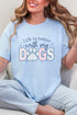 With My Dogs Floral Reverie Short Sleeve Relaxed Fit T-Shirt