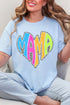 Wild Mama Bright Leopard Short Sleeve Relaxed Fit T-Shirt