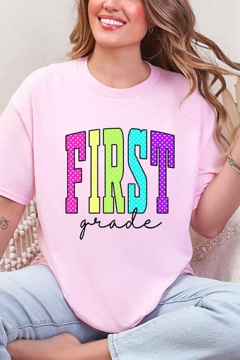 School Color Pop: Daycare To Twelfth Grade Short Sleeve Relaxed Fit T-Shirt