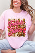 Pink Painted Football & Jesus Short Sleeve Relaxed Fit T-Shirt