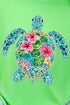 Seaside Sparkle Turtle Short Sleeve Relaxed Fit T-Shirt