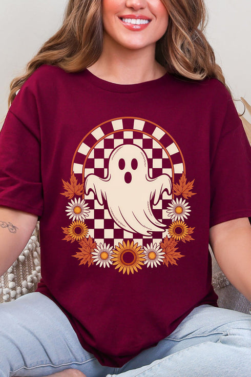 Checkered Haunt Short Sleeve Relaxed Fit T-Shirt