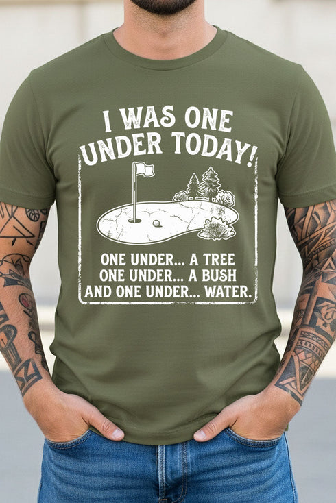 One Under Today Short Sleeve Relaxed Fit T-Shirt