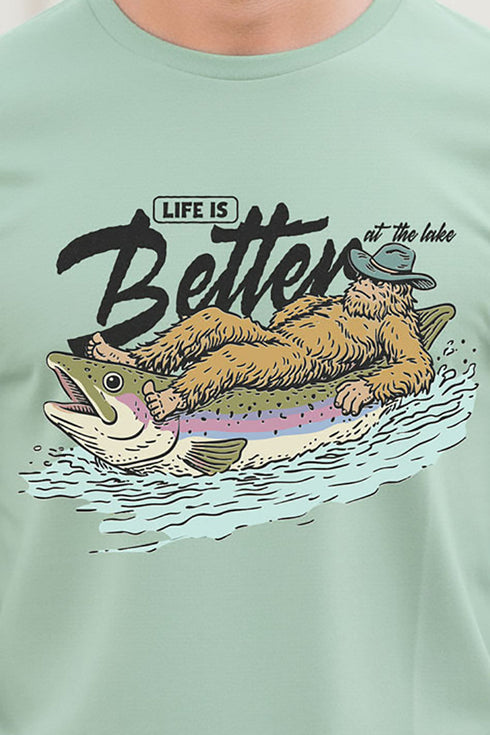Life Is Better Floatin' Short Sleeve Relaxed Fit T-Shirt
