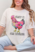 Fluent In Fowl Language Short Sleeve Relaxed Fit T-Shirt