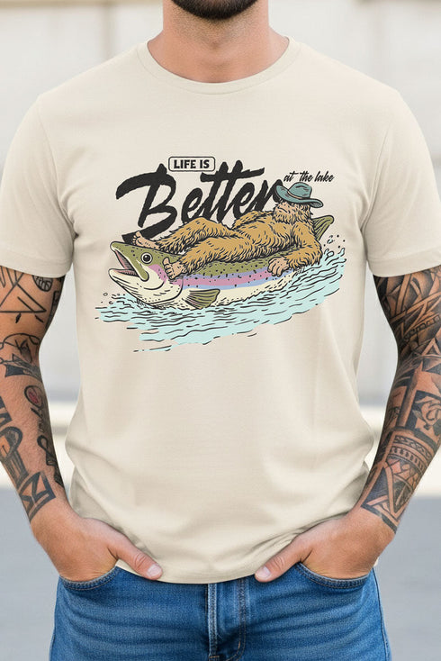 Life Is Better Floatin' Short Sleeve Relaxed Fit T-Shirt