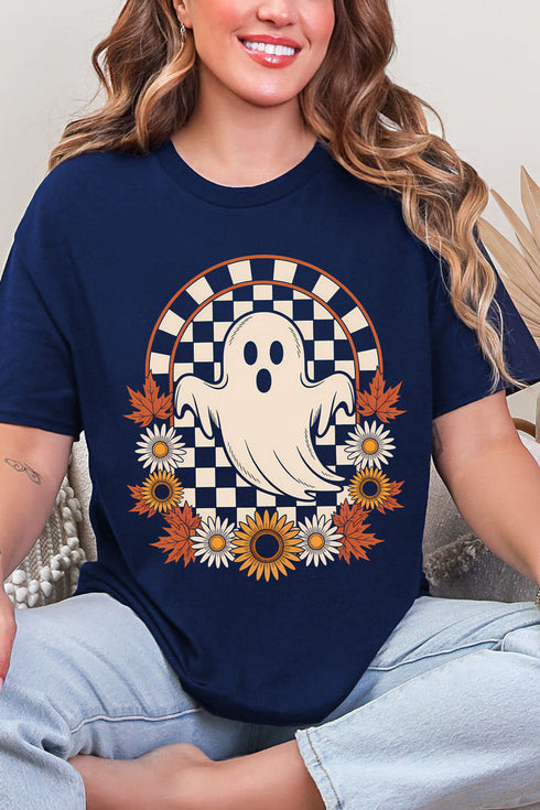 Checkered Haunt Short Sleeve Relaxed Fit T-Shirt