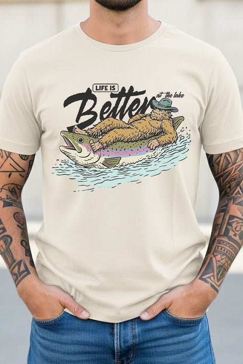 Life Is Better Floatin' Short Sleeve Relaxed Fit T-Shirt