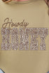 Leopard Howdy Honey Short Sleeve Relaxed Fit T-Shirt