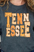 Patchwork Tennessee Short Sleeve Relaxed Fit T-Shirt