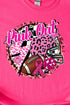 Pink Out Leopard Short Sleeve Relaxed Fit T-Shirt