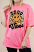 Psychedelic Good Vibes Short Sleeve Relaxed Fit T-Shirt