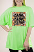 Retro Stacked Mama Short Sleeve Relaxed Fit T-Shirt