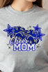 Royal Blue Cheer Mom Short Sleeve Relaxed Fit T-Shirt