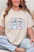 With My Dogs Floral Reverie Short Sleeve Relaxed Fit T-Shirt