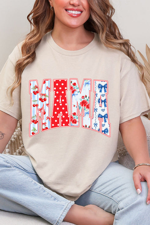 Sweet Cherry Mama Short Sleeve Relaxed Fit T-Shirt