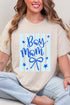 Striped Stars Boy Mom Short Sleeve Relaxed Fit T-Shirt