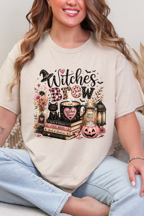 Witches Brew Spells & Potions Short Sleeve Relaxed Fit T-Shirt