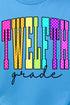 School Color Pop: Daycare To Twelfth Grade Short Sleeve Relaxed Fit T-Shirt