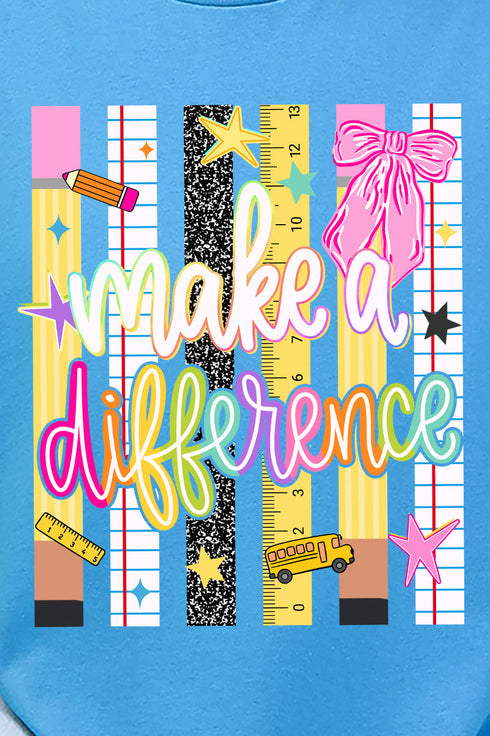 Make A Difference Short Sleeve Relaxed Fit T-Shirt
