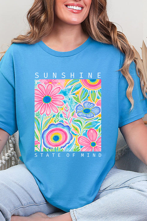 Sunshine State Of Mind Short Sleeve Relaxed Fit T-Shirt