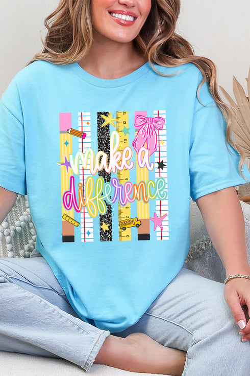 Make A Difference Short Sleeve Relaxed Fit T-Shirt