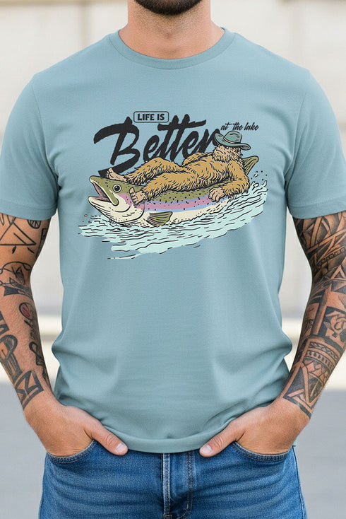 Life Is Better Floatin' Short Sleeve Relaxed Fit T-Shirt
