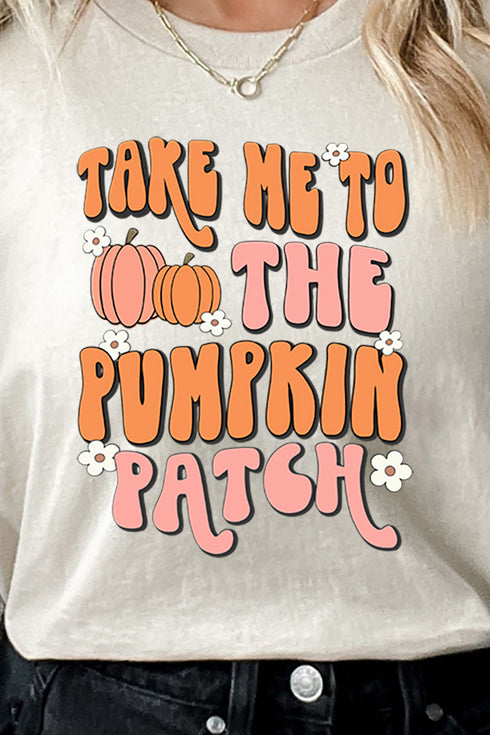 Take Me To The Pumpkin Patch Short Sleeve Relaxed Fit T-Shirt