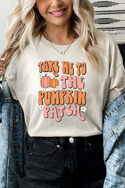 Take Me To The Pumpkin Patch Short Sleeve Relaxed Fit T-Shirt