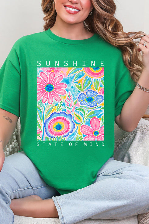 Sunshine State Of Mind Short Sleeve Relaxed Fit T-Shirt