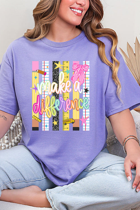 Make A Difference Short Sleeve Relaxed Fit T-Shirt