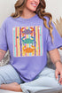Hot Crab Summer Bright Leopard Short Sleeve Relaxed Fit T-Shirt