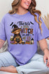 Little Witch Highland Cow Short Sleeve Relaxed Fit T-Shirt