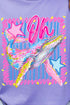 Striped Oh Whale Short Sleeve Relaxed Fit T-Shirt