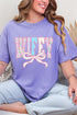 Ribboned Roses Wifey Short Sleeve Relaxed Fit T-Shirt