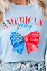 American Girly Short Sleeve Relaxed Fit T-Shirt