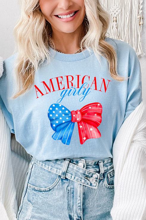 American Girly Short Sleeve Relaxed Fit T-Shirt