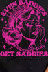 Baddies Get Saddies Short Sleeve Relaxed Fit T-Shirt