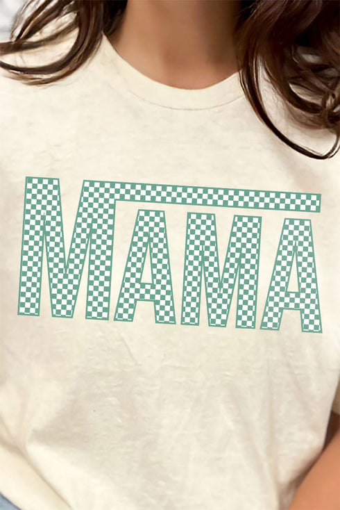 Check It Out Mama Green Short Sleeve Relaxed Fit T-Shirt