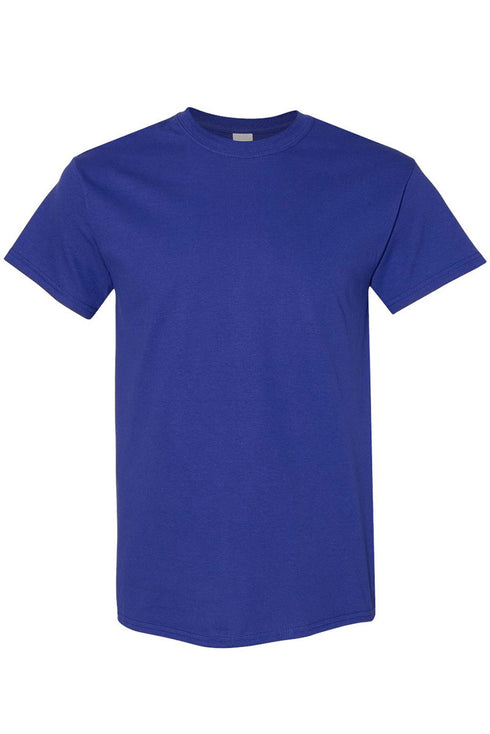 Blue Checkered Game Day Short Sleeve Relaxed Fit T-Shirt