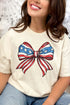 Coquette USA Bow Short Sleeve Relaxed Fit T-Shirt