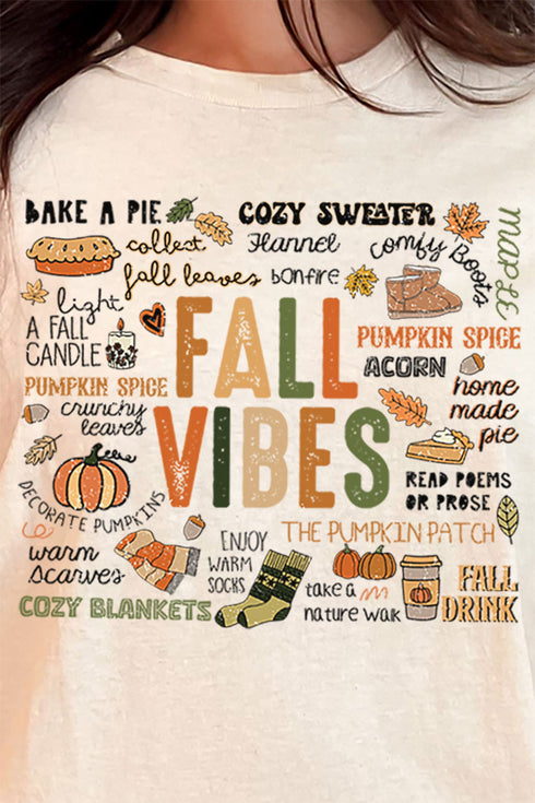 Cozy Fall Vibes Short Sleeve Relaxed Fit T-Shirt