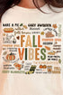 Cozy Fall Vibes Short Sleeve Relaxed Fit T-Shirt