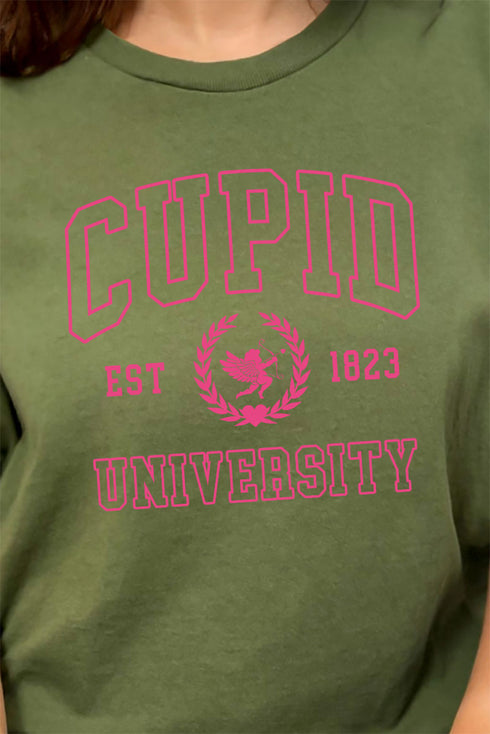 Cupid University Short Sleeve Relaxed Fit T-Shirt