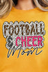 Dalmatian Dots Football & Cheer Mom Short Sleeve Relaxed Fit T-Shirt