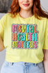 Dalmatian Dots Mental Health Matters Short Sleeve Relaxed Fit T-Shirt