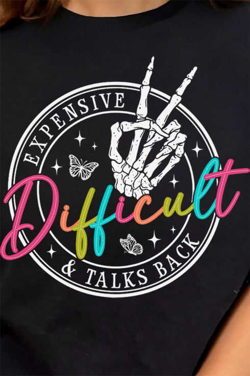Expensive Difficult & Talks Back Short Sleeve Relaxed Fit T-Shirt